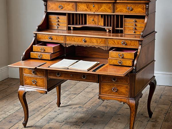 Restored antique desk