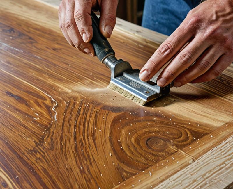 Wood refinishing process
